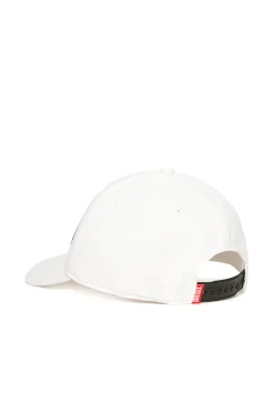 DIESEL Cappello da baseball in gabardina con logo Oval D | Bambino Oval D By Diesel | Oval D By Diesel