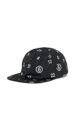 MM6 MAISON MARGIELA Cappello five-panel allover Numeric logo | Bambino Berretti E Cappelli | Berretti E Cappelli