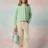 MARNI Cardigan a coste con rotture | Maglieria