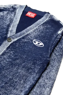 DIESEL Cardigan in cotone con stampa interna | Bambino Oval D By Diesel | Oval D By Diesel