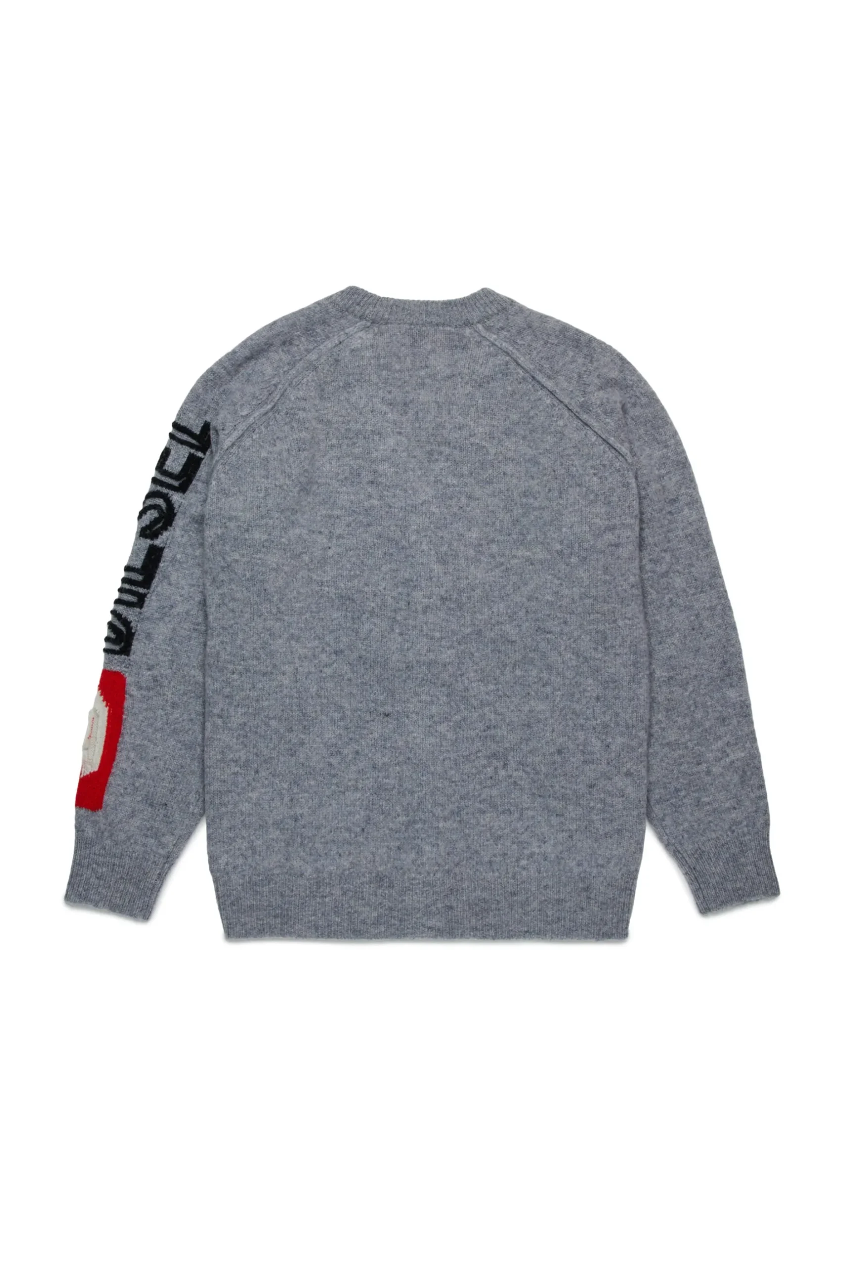 DIESEL Cardigan in lana con logo intarsiato | Maglieria