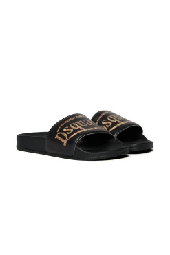 DSQUARED2 Ciabatte slide con logo vintage | Bambino Logomania | Logomania