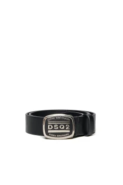 DSQUARED2 Cintura in pelle con fibbia DSQ2 | Bambino Cinture | Cinture