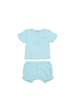 MARNI Completino in cotone con logo | Neonato (0-12M)