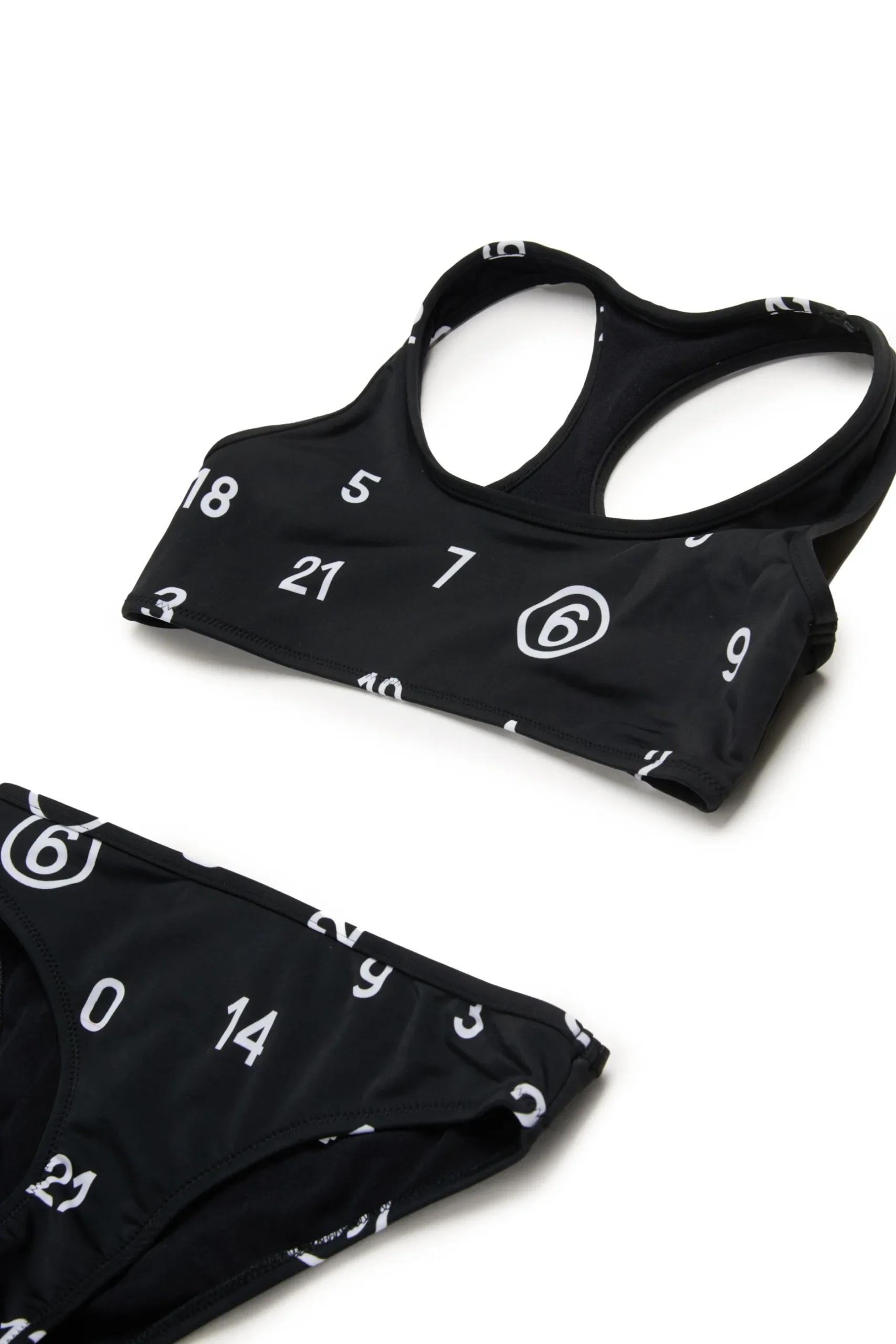 MM6 MAISON MARGIELA Costume bikini allover Numeric logo | Bambino Moda Mare | Logomania