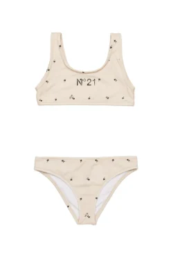 N°21 Costume bikini allover Palms | Bambino Moda Mare | Swimwear