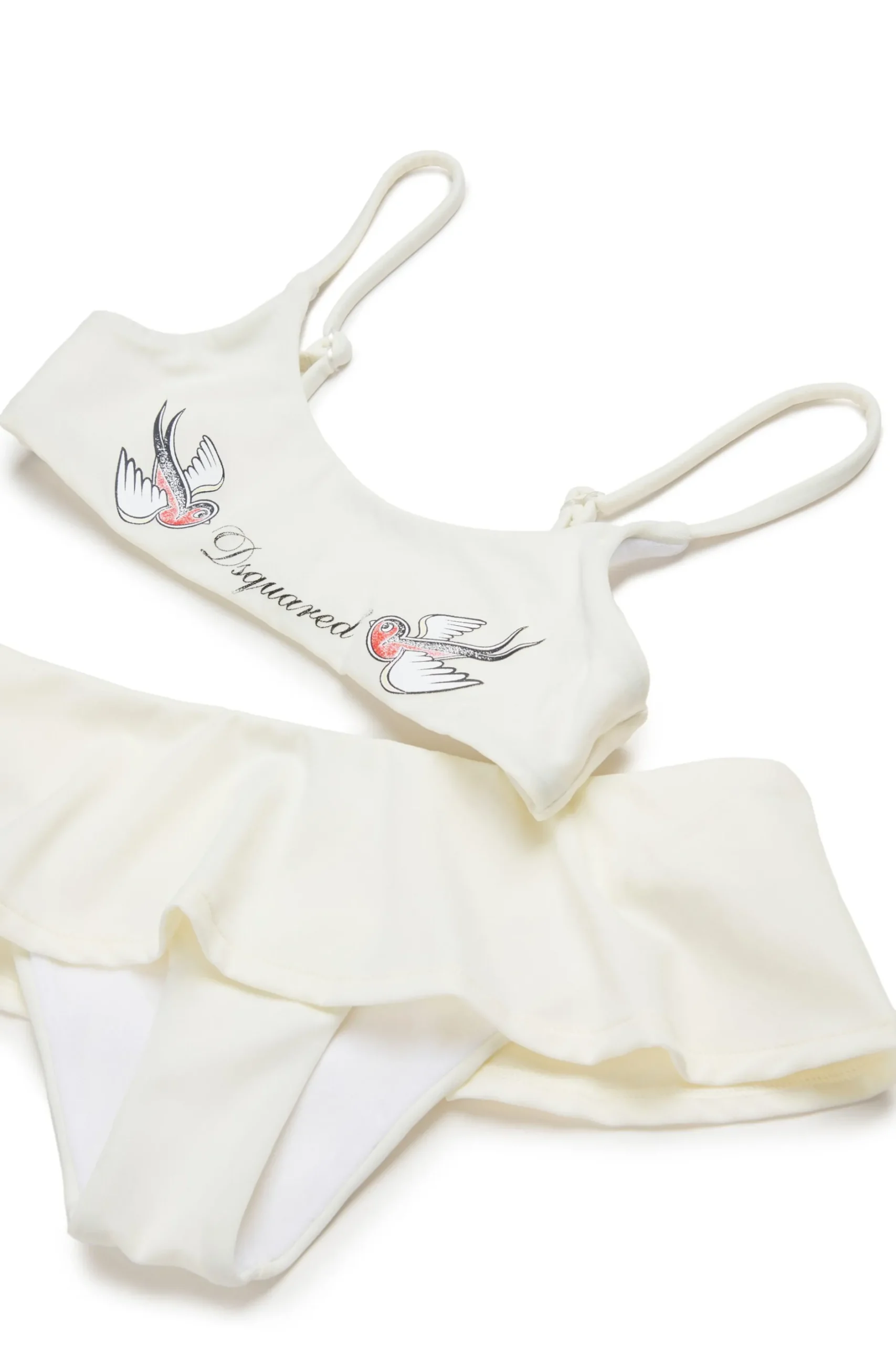 DSQUARED2 Costume bikini con stampa Birds | Bambino Moda Mare | Swimwear