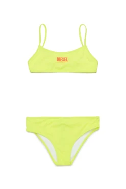 DIESEL Costume bikini fluo con logo istituzionale | Bambino Moda Mare | Swimwear