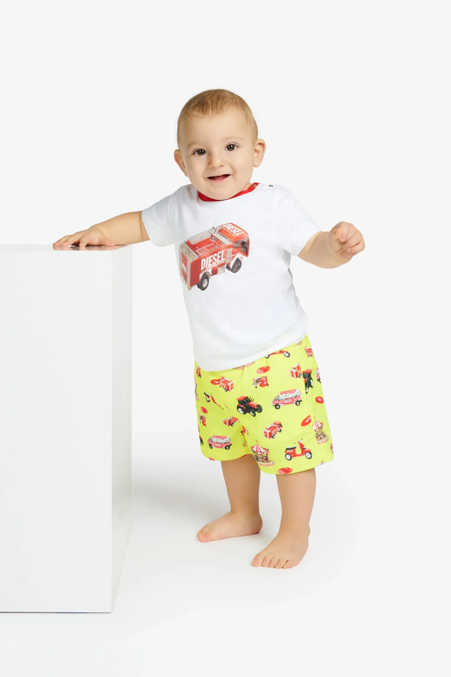 DIESEL Costume boxer allover Funny Campaign | Bambino Moda Mare | Swimwear