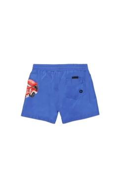 DIESEL Costume boxer con grafica Fire Truck | Bambino Moda Mare | Swimwear