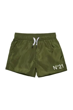 N°21 Costume boxer con logo | Bambino Logomania | Logomania