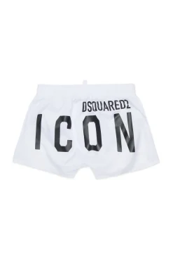 DSQUARED2 Costume boxer con logo ICON | Bambino Logomania | Logomania