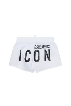 DSQUARED2 Costume boxer con logo ICON | Bambino Moda Mare | Logomania