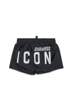 DSQUARED2 Costume boxer con logo ICON | Bambino Moda Mare | Logomania
