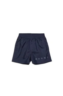 MARNI Costume boxer con logo Outline | Bambino Moda Mare | Swimwear