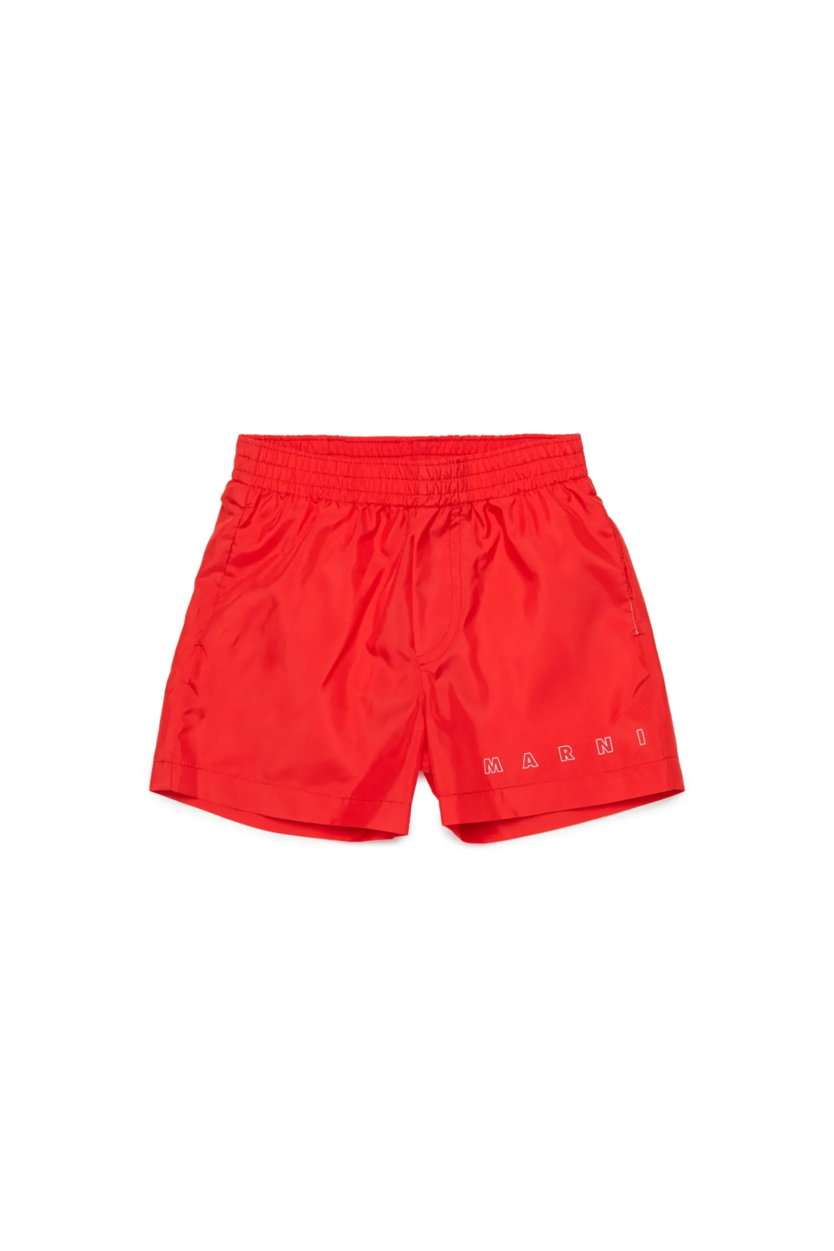 MARNI Costume boxer con logo Outline | Bambino Moda Mare | Swimwear