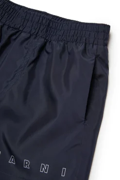 MARNI Costume boxer con logo Outline | Bambino Moda Mare | Swimwear