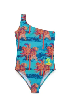 DIESEL Costume intero allover Hawaii | Bambino Moda Mare | Swimwear