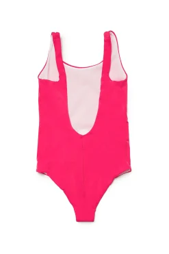 MM6 MAISON MARGIELA Costume intero in lycra con numeric logo | Bambino Moda Mare | Logomania
