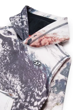 DIESEL Felpa con cappuccio allover Planet Camou | Bambino Felpe