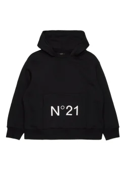 N°21 Felpa con cappuccio e logo | Bambino Activewear | Activewear