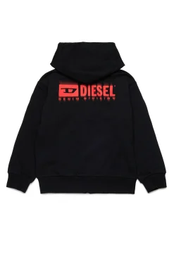 DIESEL Felpa con cappuccio e logo degradé | Bambino Activewear | Activewear