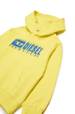 DIESEL Felpa con cappuccio e logo degradé | Bambino Activewear | Activewear