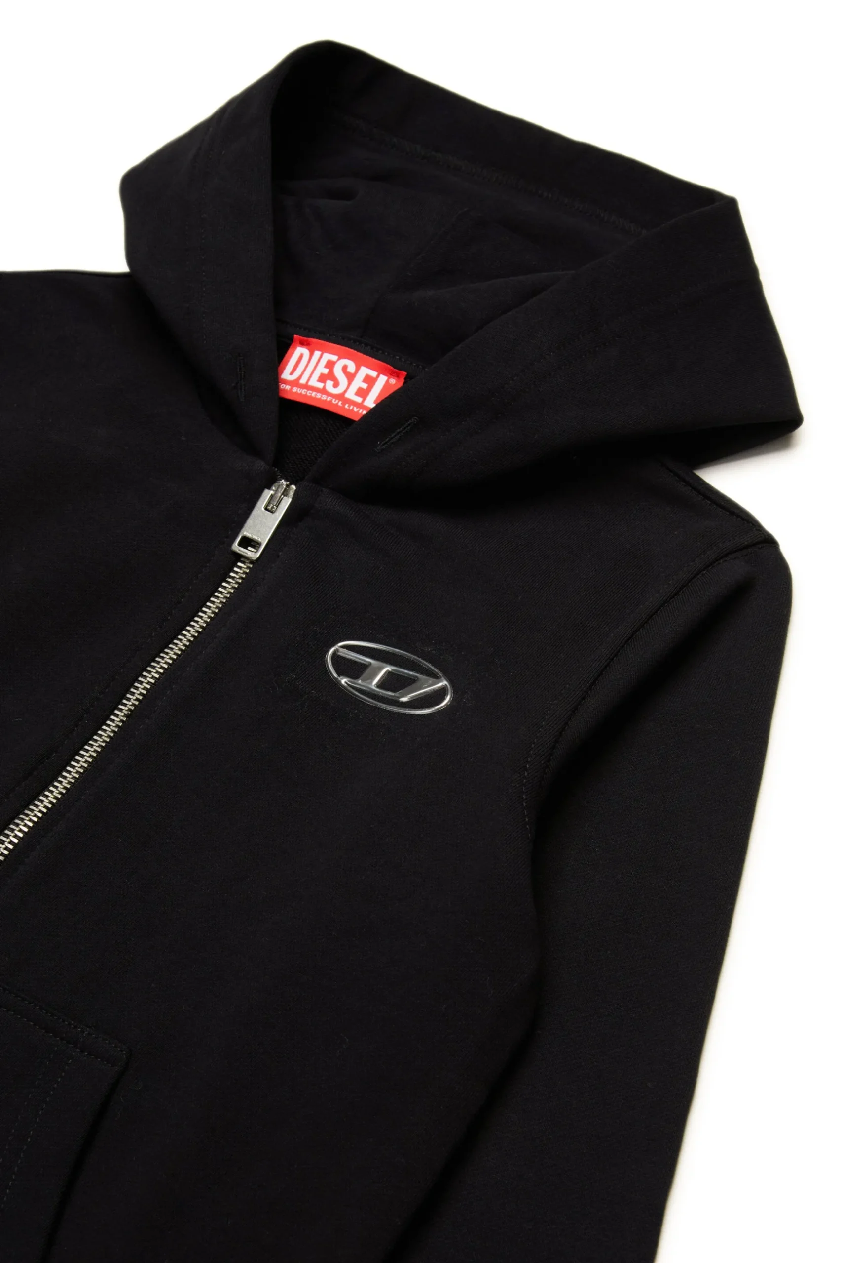 DIESEL Felpa con cappuccio e logo Oval D | Bambino Oval D By Diesel | Oval D By Diesel