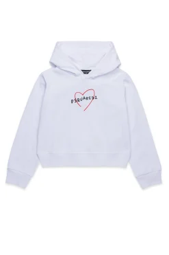 DSQUARED2 Felpa con cuore stilizzato | Felpe