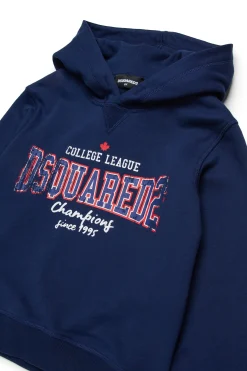 DSQUARED2 Felpa con stampa college | Bambino Felpe | Activewear