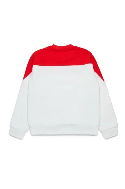 MARNI Felpa girocollo colorblock con logo | Bambino Felpe | Felpe