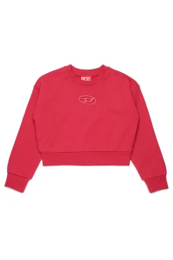 DIESEL Felpa girocollo con logo Oval D | Bambino Felpe | Oval D By Diesel