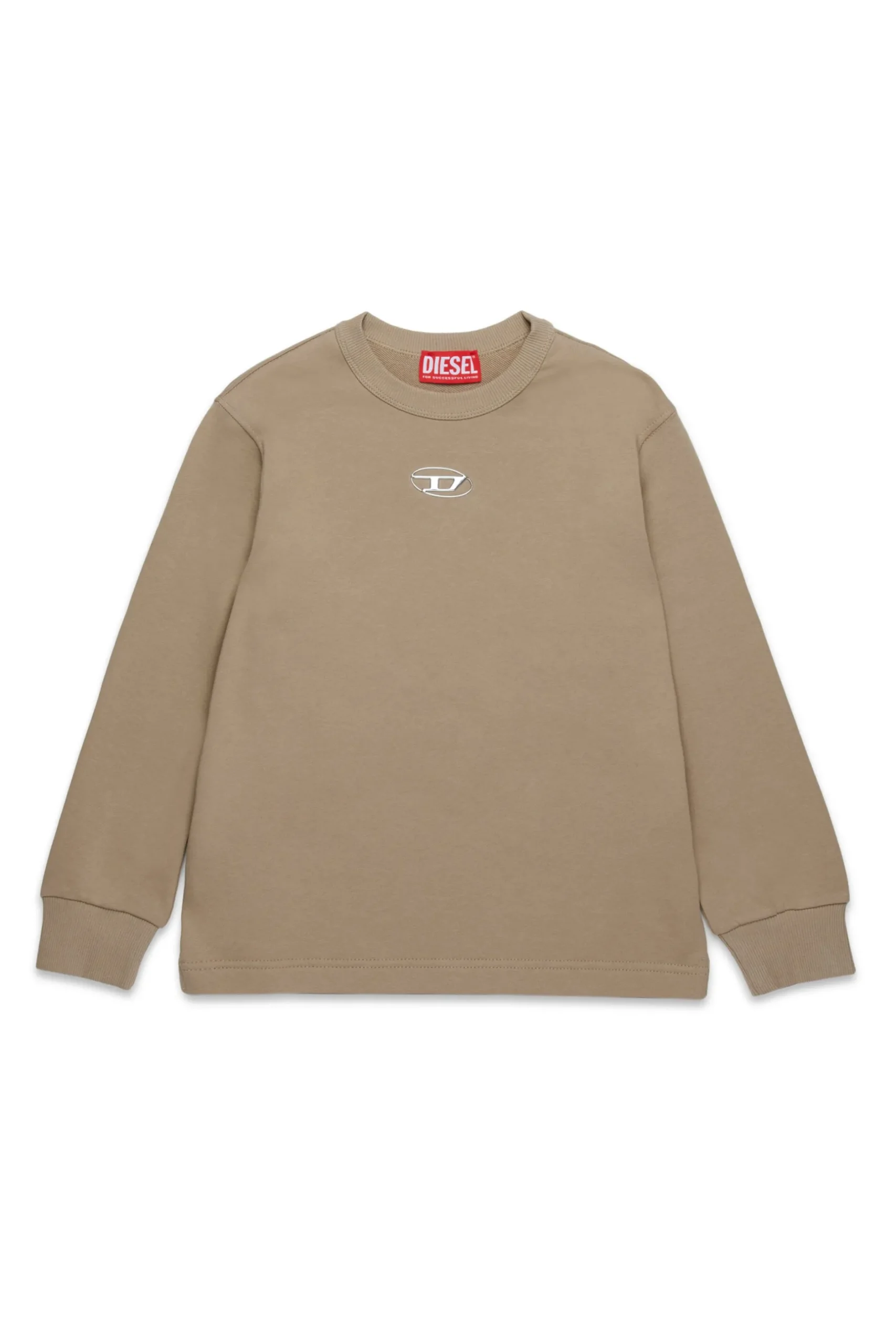 DIESEL Felpa girocollo con logo Oval D | Bambino Felpe