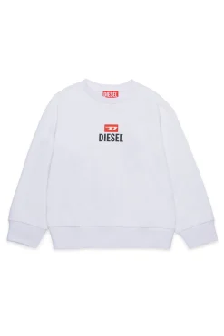 DIESEL Felpa girocollo con logo D | Bambino Felpe | Felpe