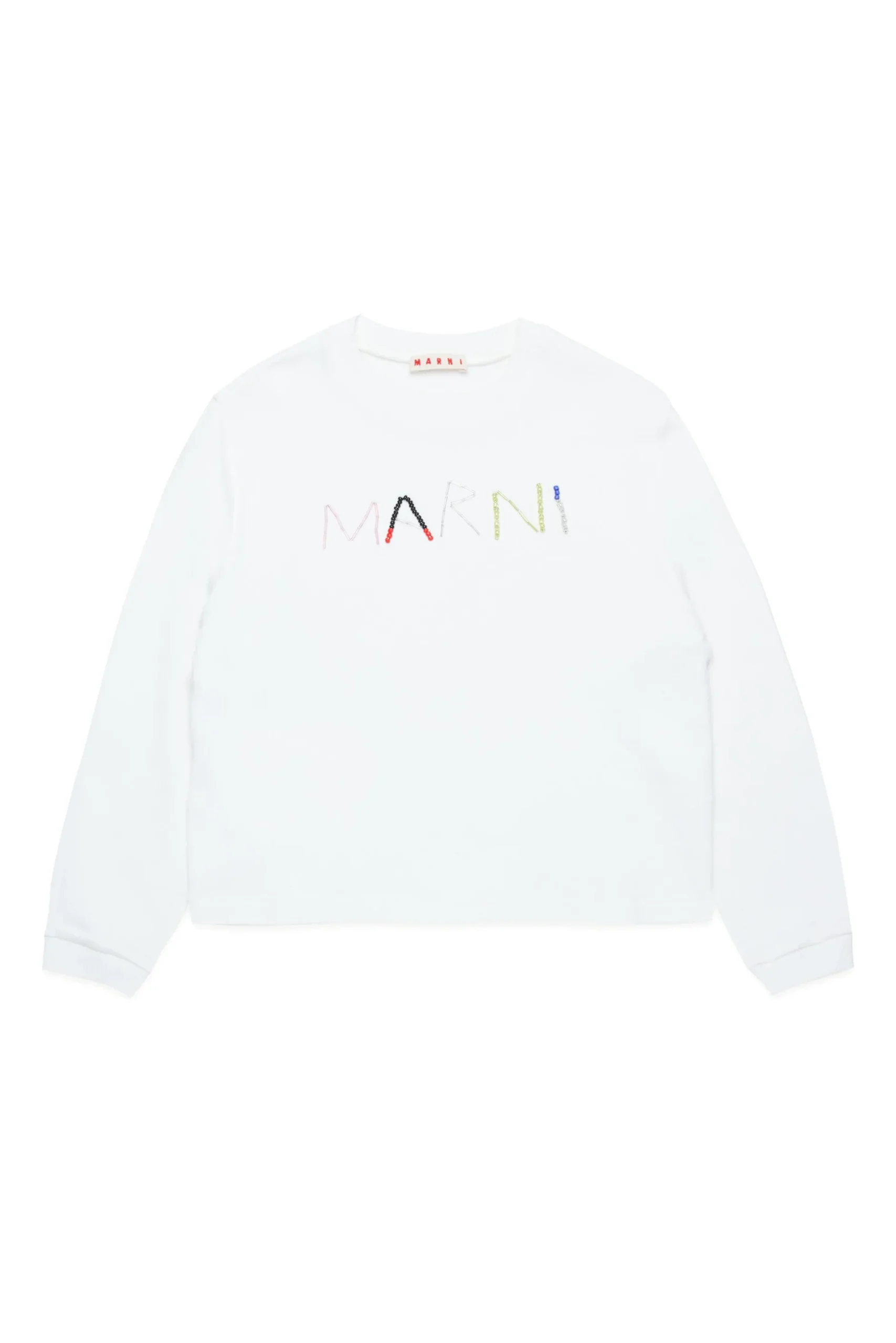 MARNI Felpa girocollo con logo baguette | Felpe