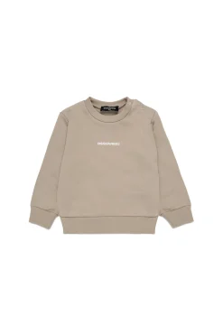 DSQUARED2 Felpa girocollo con logo | Bambino Felpe | Activewear