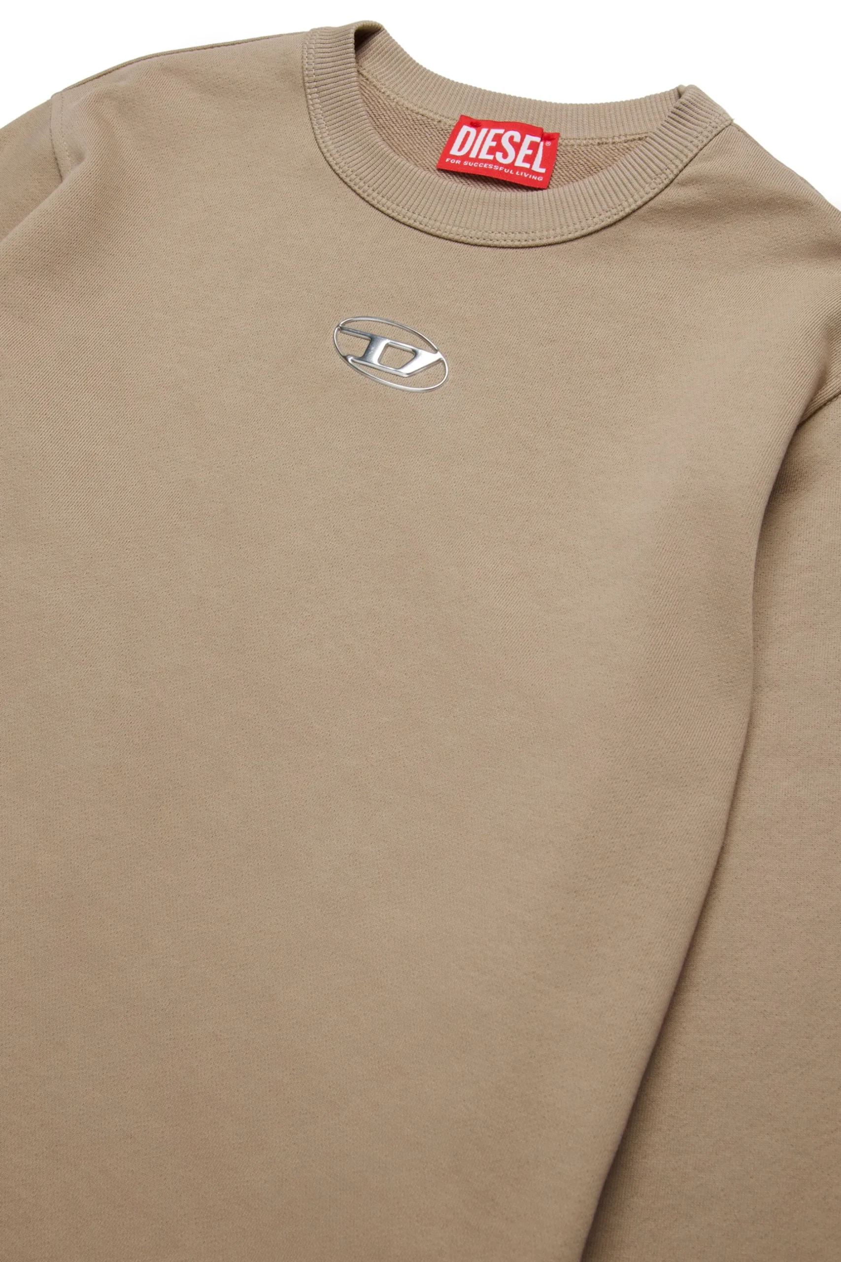 DIESEL Felpa girocollo con logo Oval D | Bambino Felpe
