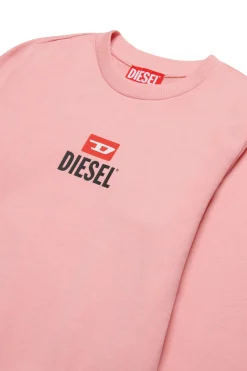 DIESEL Felpa girocollo con logo D | Bambino Felpe | Felpe
