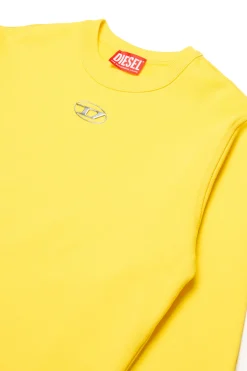 DIESEL Felpa girocollo con logo Oval D | Bambino Felpe
