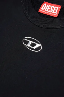 DIESEL Felpa girocollo con logo Oval D | Bambino Activewear | Activewear