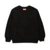 DIESEL Felpa girocollo con maxi logo Oval D | Bambino Oval D By Diesel | Oval D By Diesel