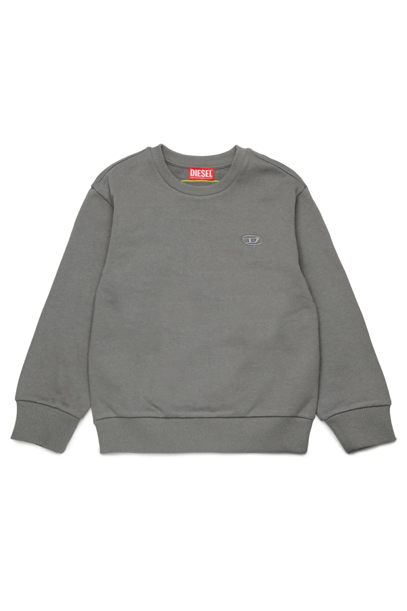 DIESEL Felpa girocollo con maxi logo Oval D | Bambino Oval D By Diesel | Oval D By Diesel