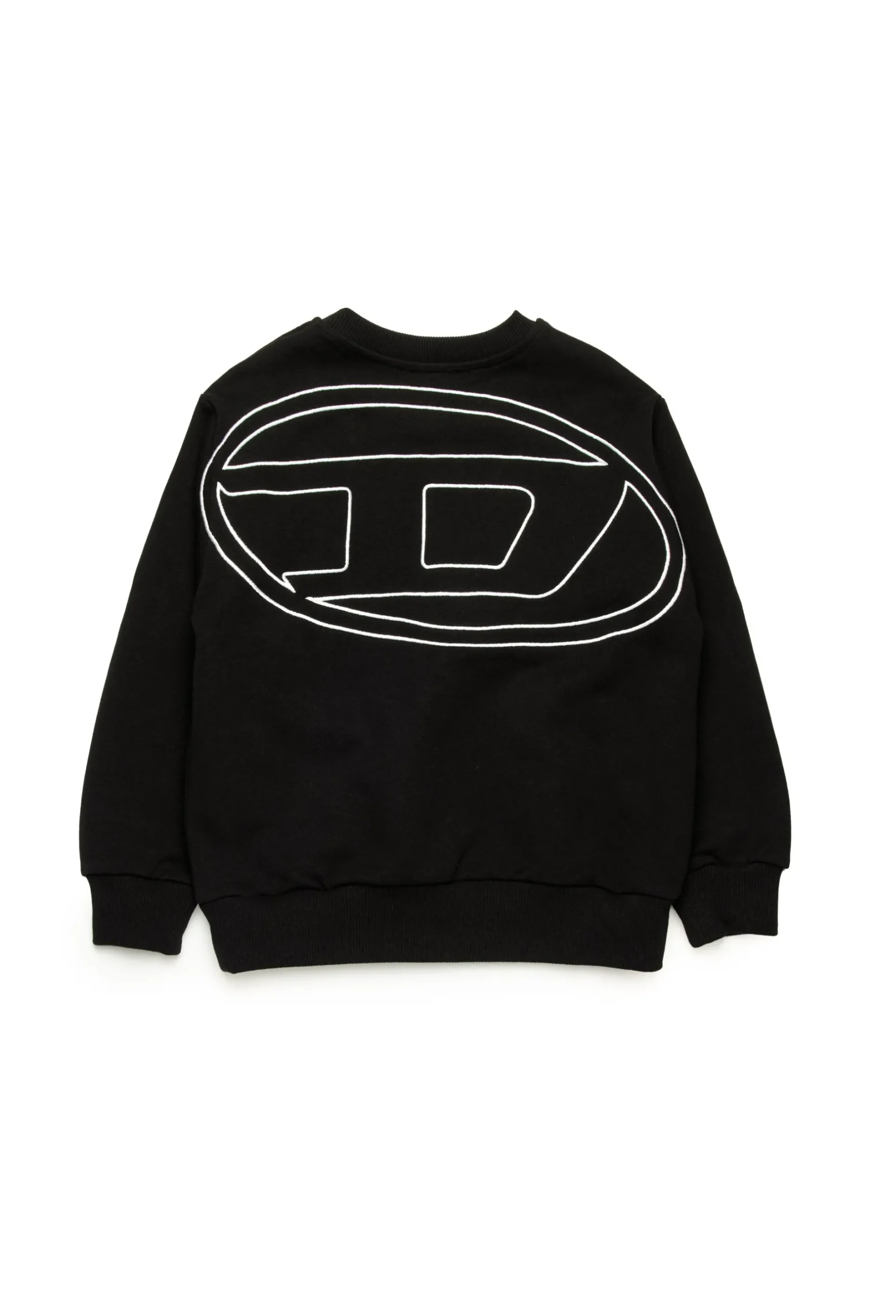 DIESEL Felpa girocollo con maxi logo Oval D | Bambino Oval D By Diesel | Oval D By Diesel