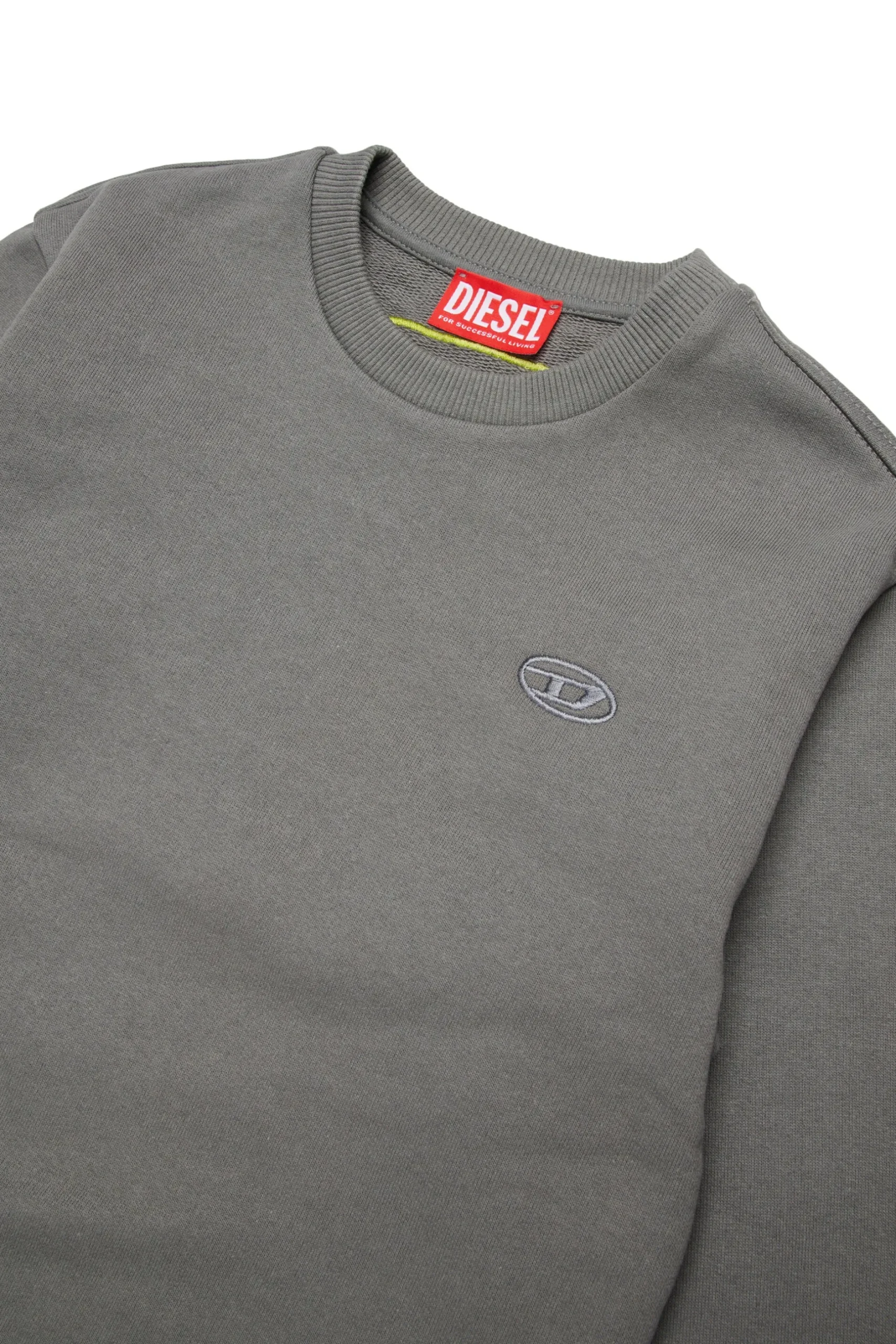 DIESEL Felpa girocollo con maxi logo Oval D | Bambino Oval D By Diesel | Oval D By Diesel