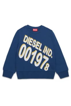 DIESEL Felpa girocollo con stampa maxi logo | Bambino Felpe | Felpe