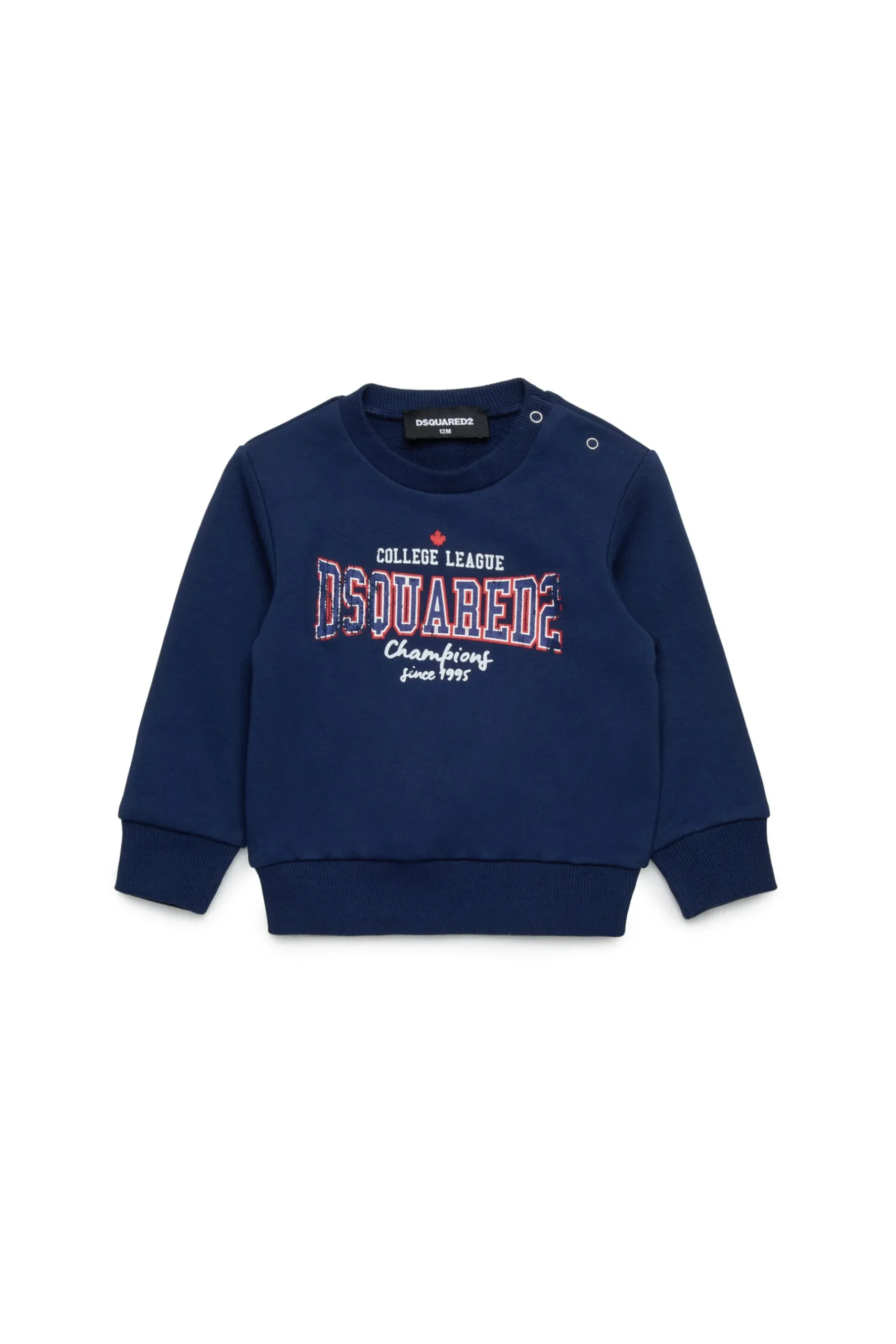DSQUARED2 Felpa girocollo con stampa college | Bambino Felpe | Activewear