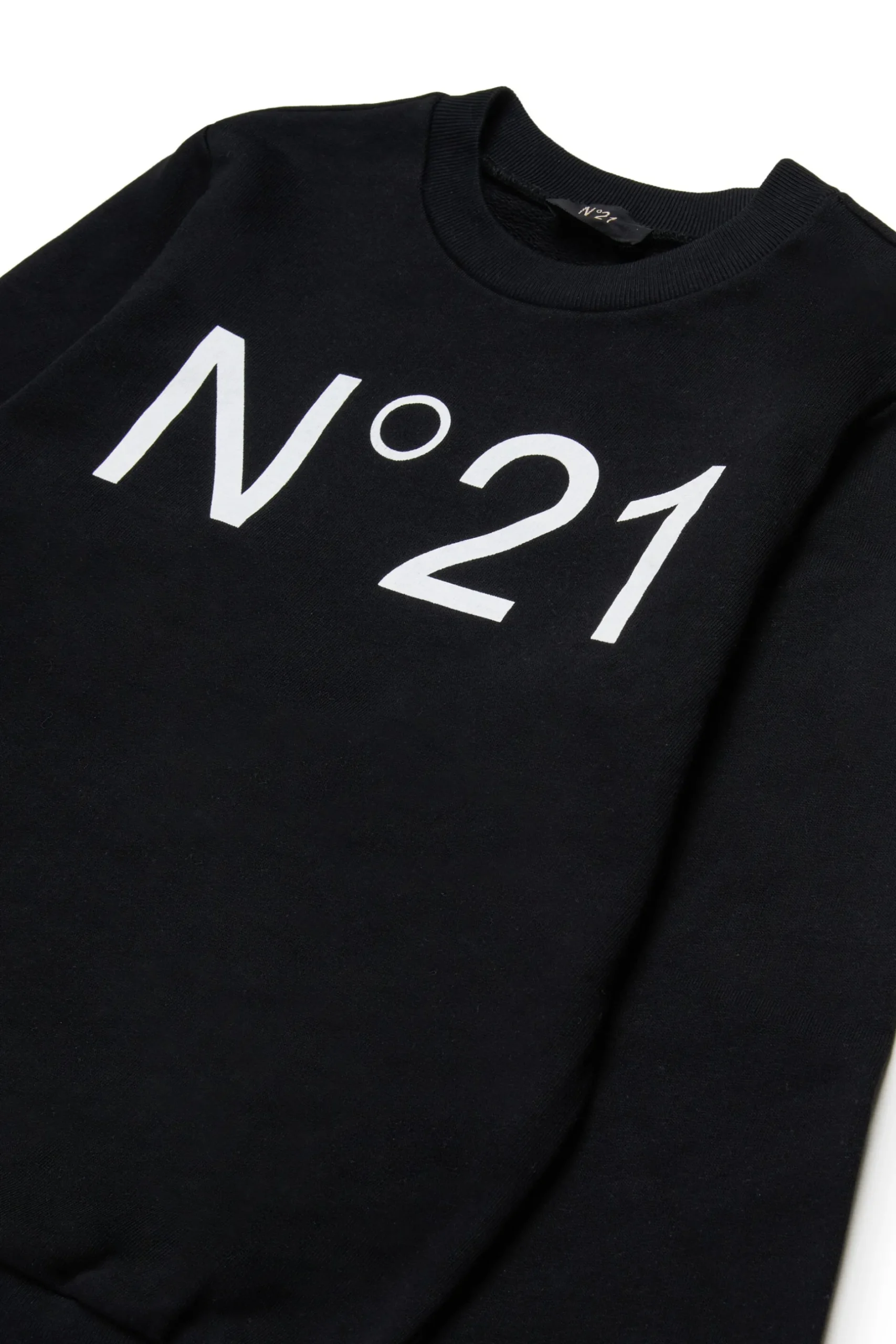 N°21 Felpa girocollo in cotone con logo | Bambino Felpe | Felpe