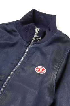 DIESEL Felpa in JoggJeans® scuro effetto pelle | Felpe