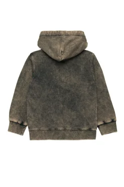 DIESEL Felpa marmorizzata con grafica scudetto | Bambino Felpe