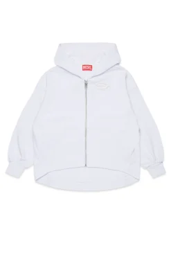 DIESEL Felpa oversize con logo Oval D | Bambino Felpe | Oval D By Diesel